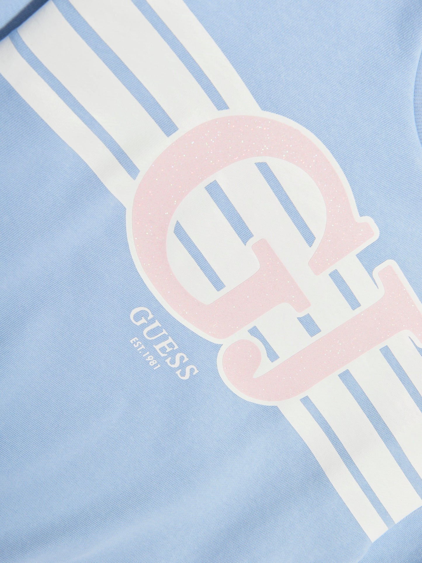 Guess 女童蓝色徽标运动衫