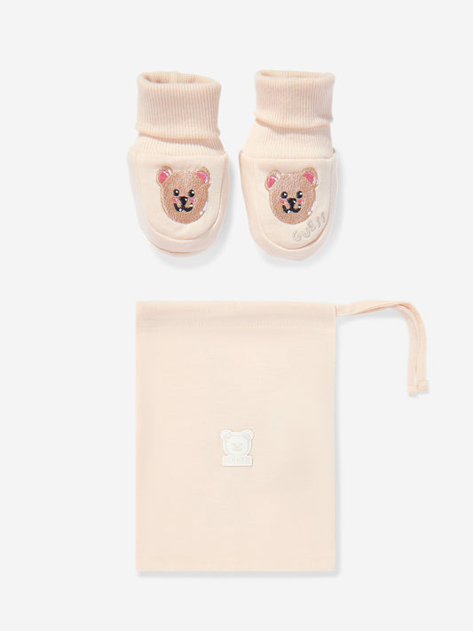 米色 Guess Baby 泰迪熊短靴