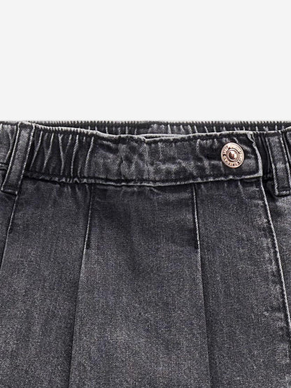 Guess 女童牛仔半身裙（灰色）