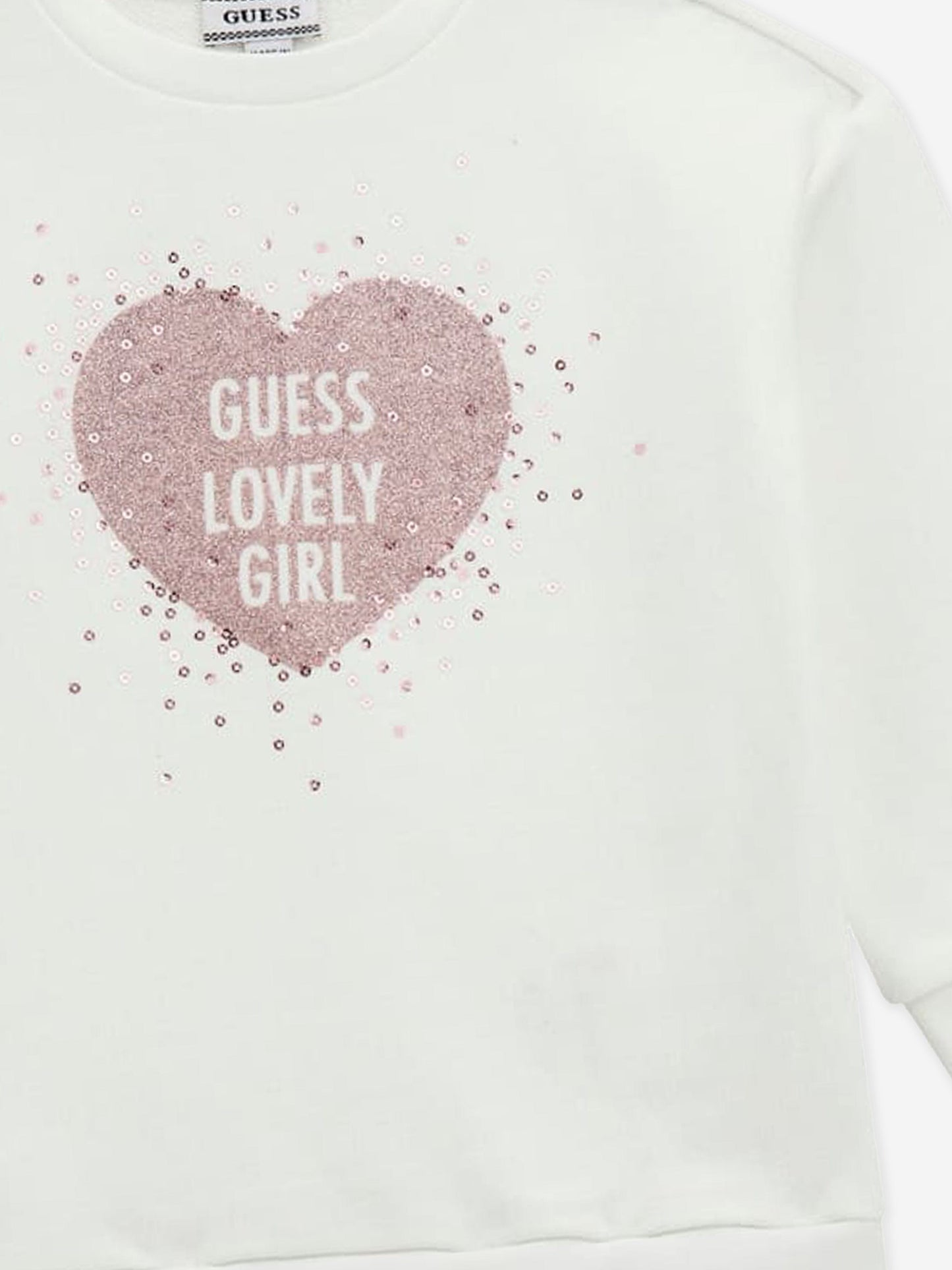Guess 女童象牙色混合面料连衣裙
