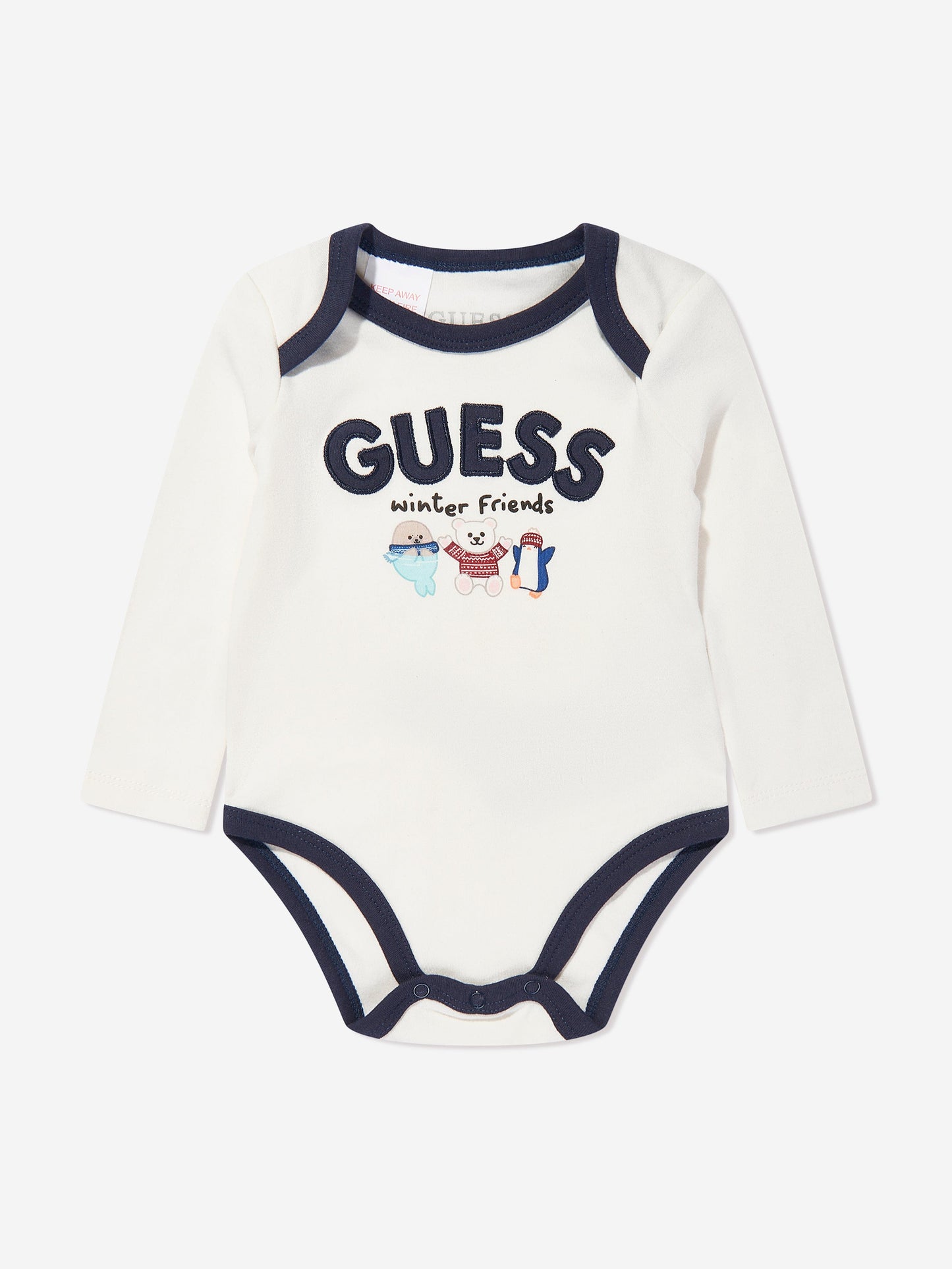 Guess 男婴三件套连体衣套装（海军蓝）