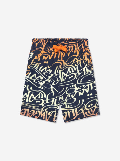 Guess 男童多色徽标短裤