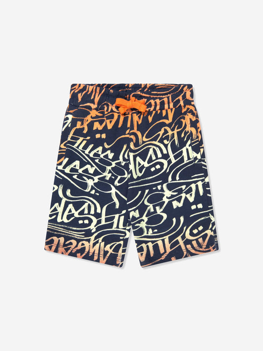 Guess 男童多色徽标短裤