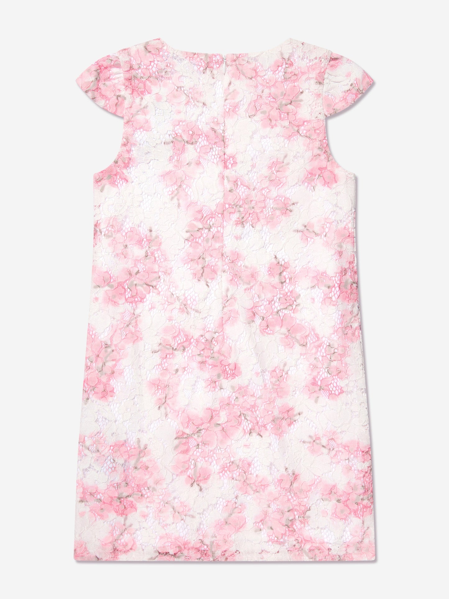 Guess 女童白色樱花蕾丝连衣裙