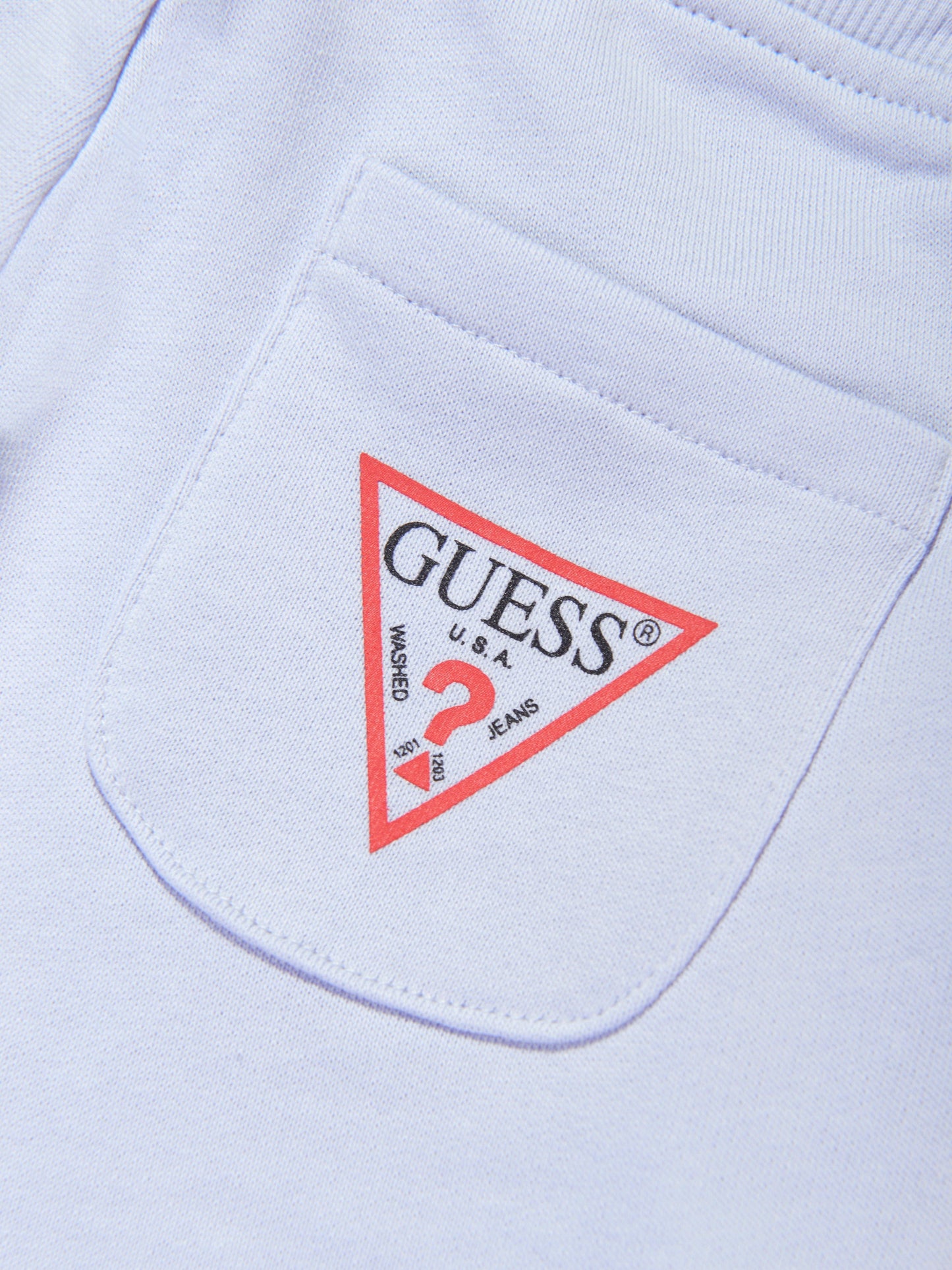 Guess 男童蓝色徽标短裤