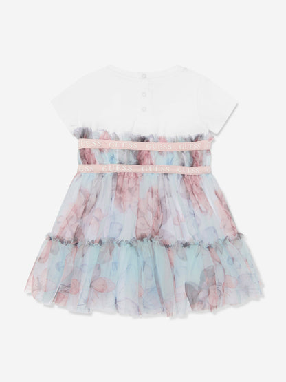 Baby Girls Butterfly Dress in Blue