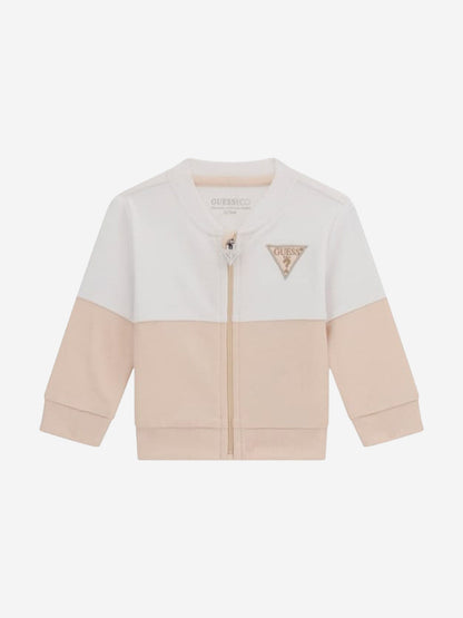 Baby 3 Piece Tracksuit Set in Beige