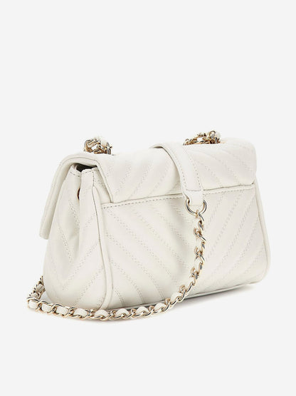 Girls Crossbody Flap Bag in White (20cm)