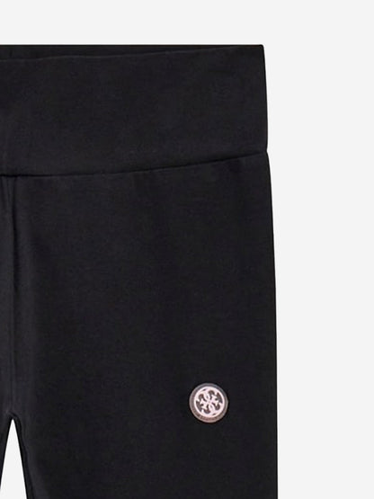 Girls Logo Leggings in Black