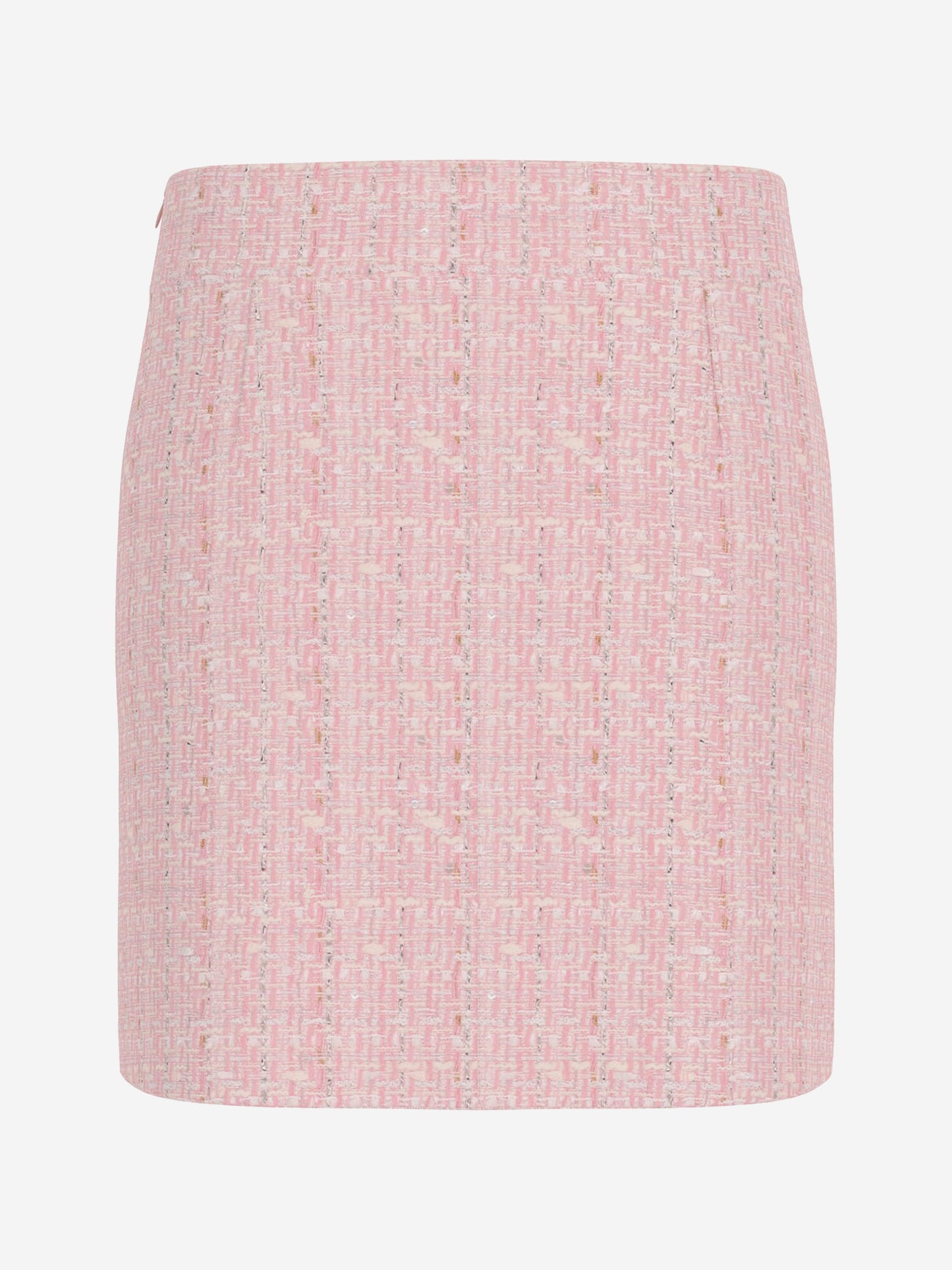 Girls Tweed Mini Skirt in Pink