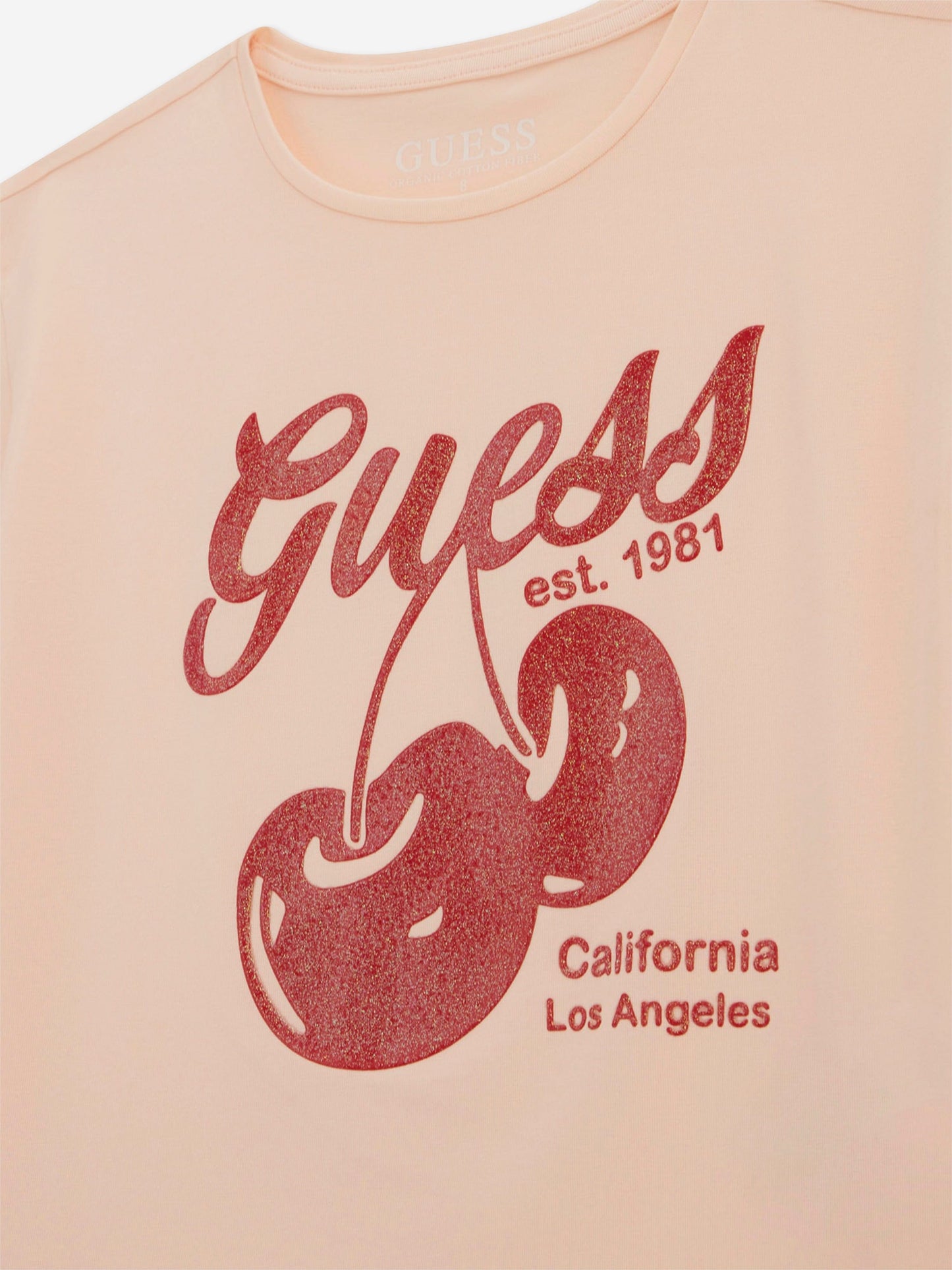 Girls Cherry Midi T-Shirt in Pink