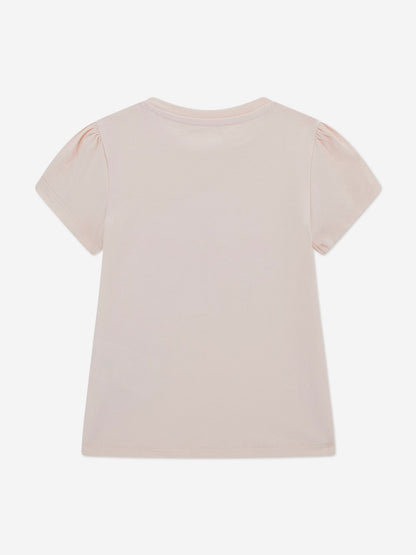 Girls Cherry T-Shirt in Pink