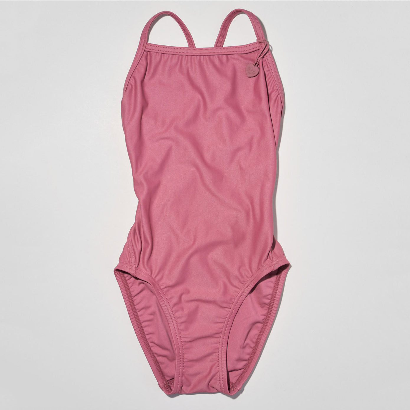 女童粉色专业泳衣
