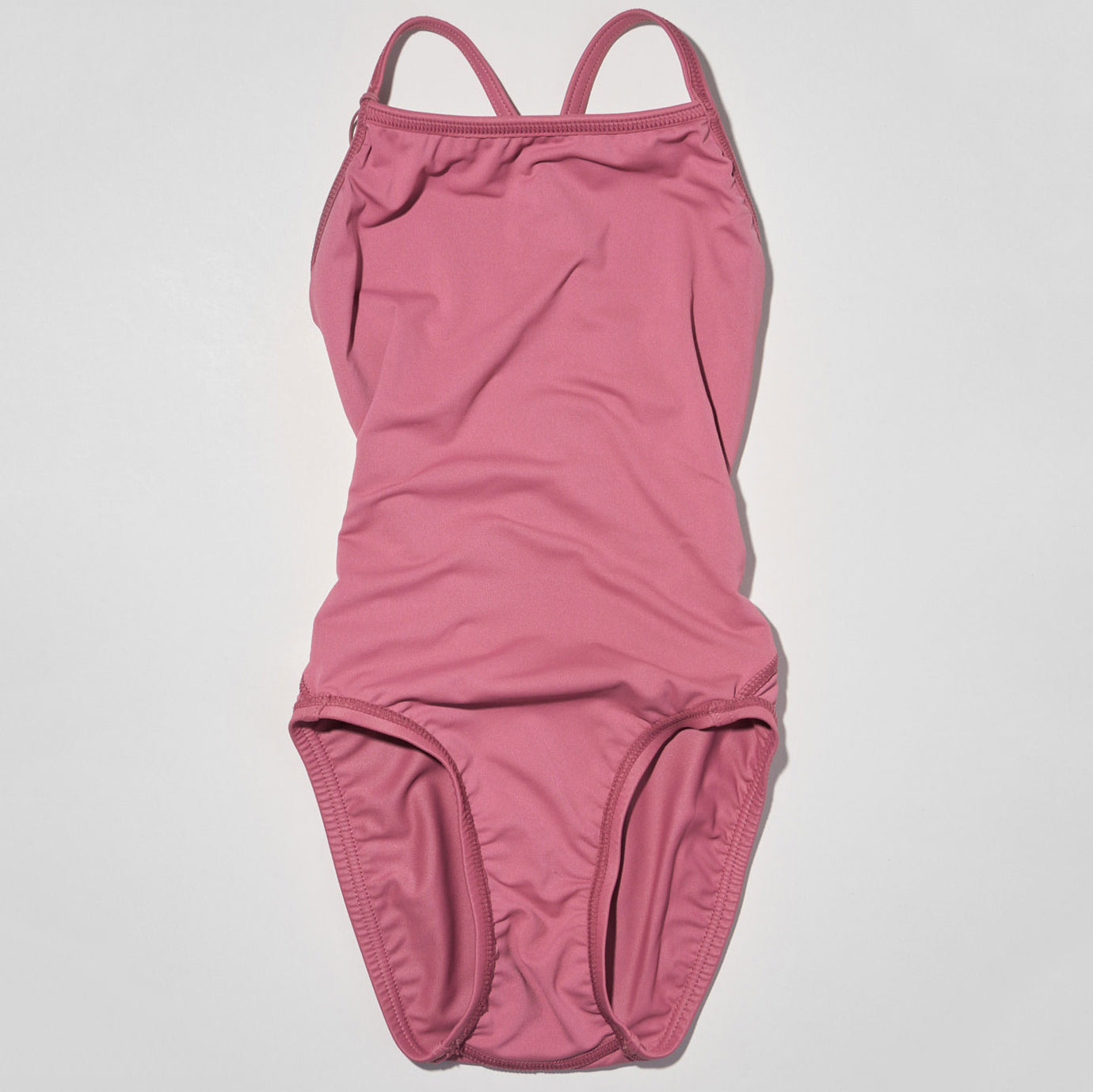 女童粉色专业泳衣