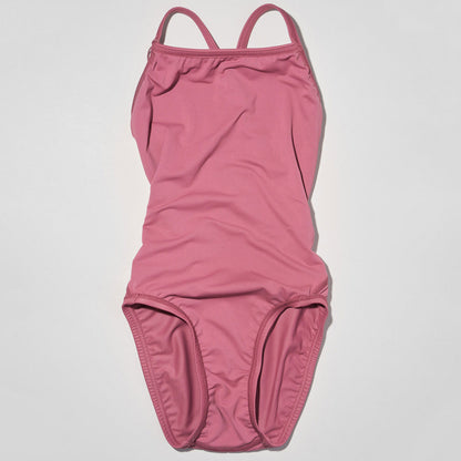 女童粉色专业泳衣