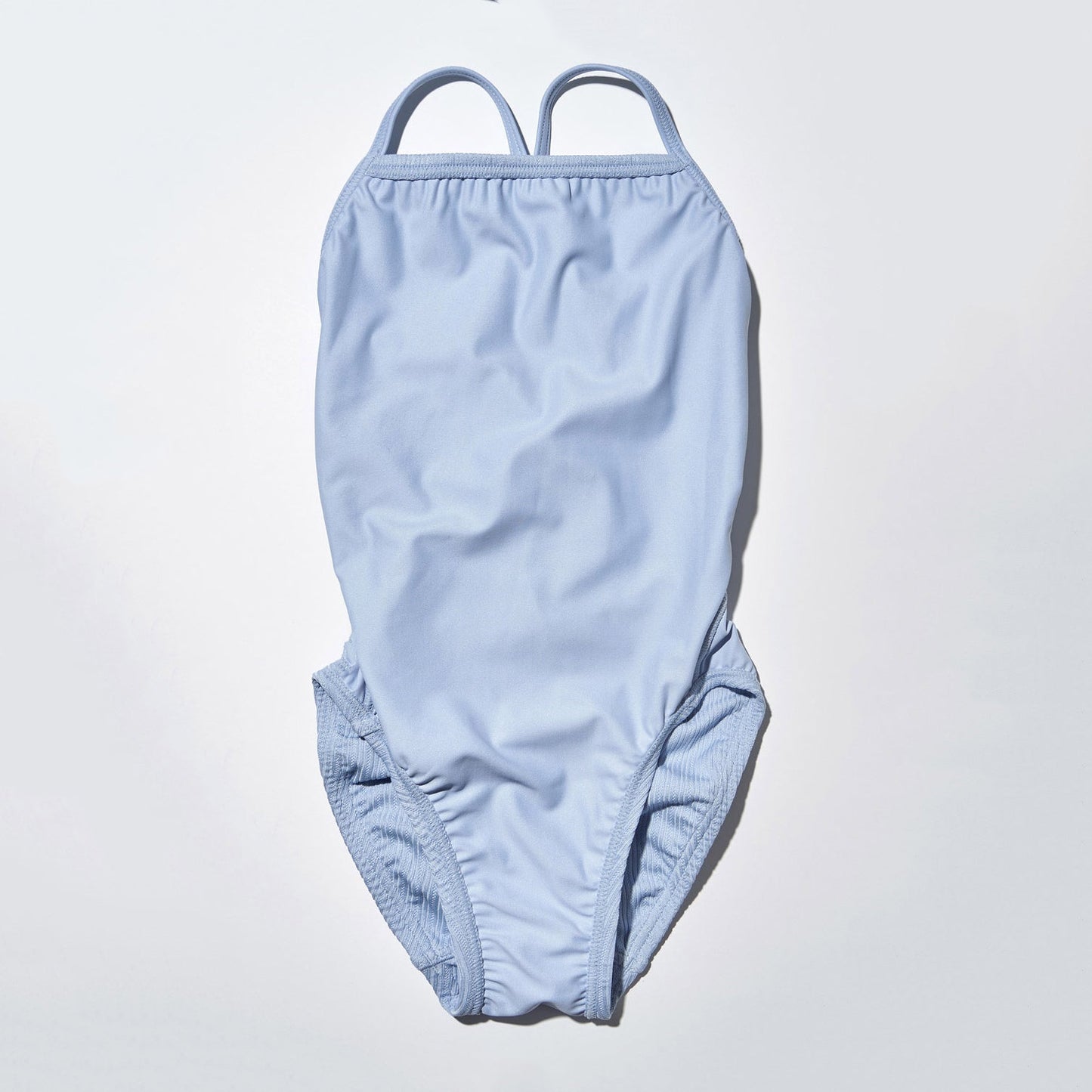 女童浅蓝色专业泳衣