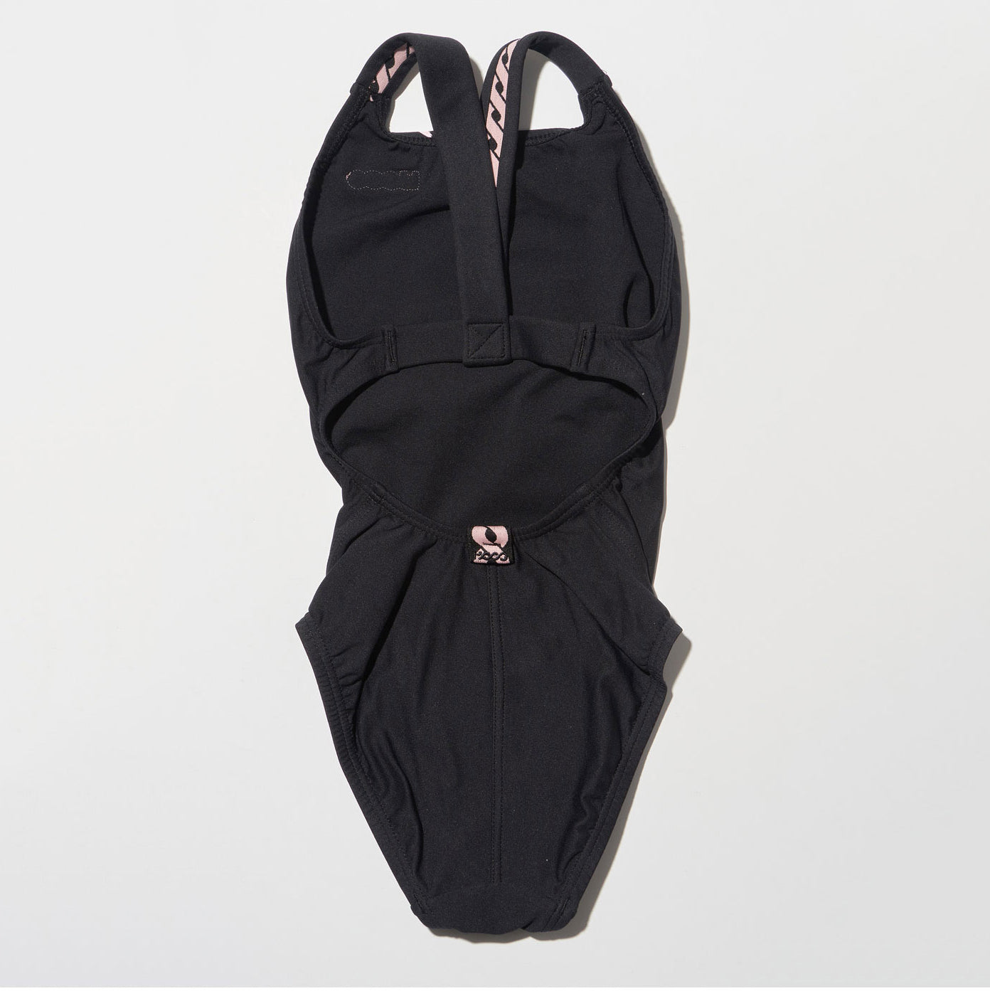 女童黑色专业泳衣