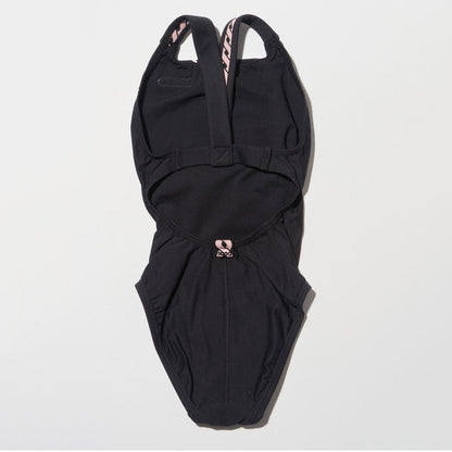 女童黑色专业泳衣