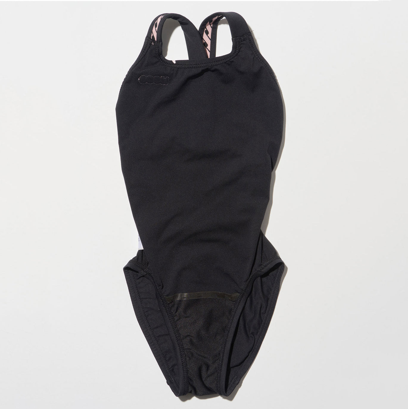 女童黑色专业泳衣