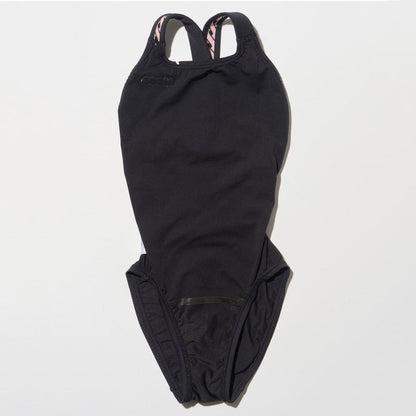 女童黑色专业泳衣