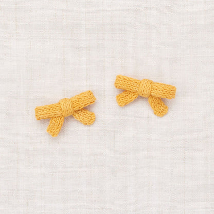 女童黄色蝴蝶结发夹