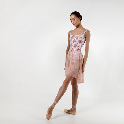 女士玫瑰粉芭蕾舞短裙(Grace Antique Lace Pull-on Skirt MIDI/ROSE PINK)
