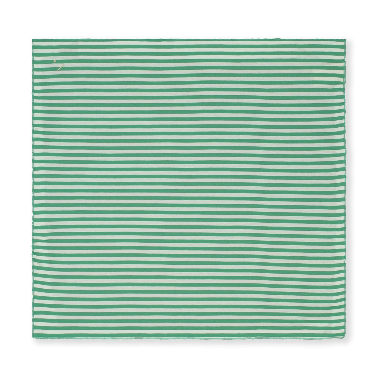 女童绿色条纹棉围巾