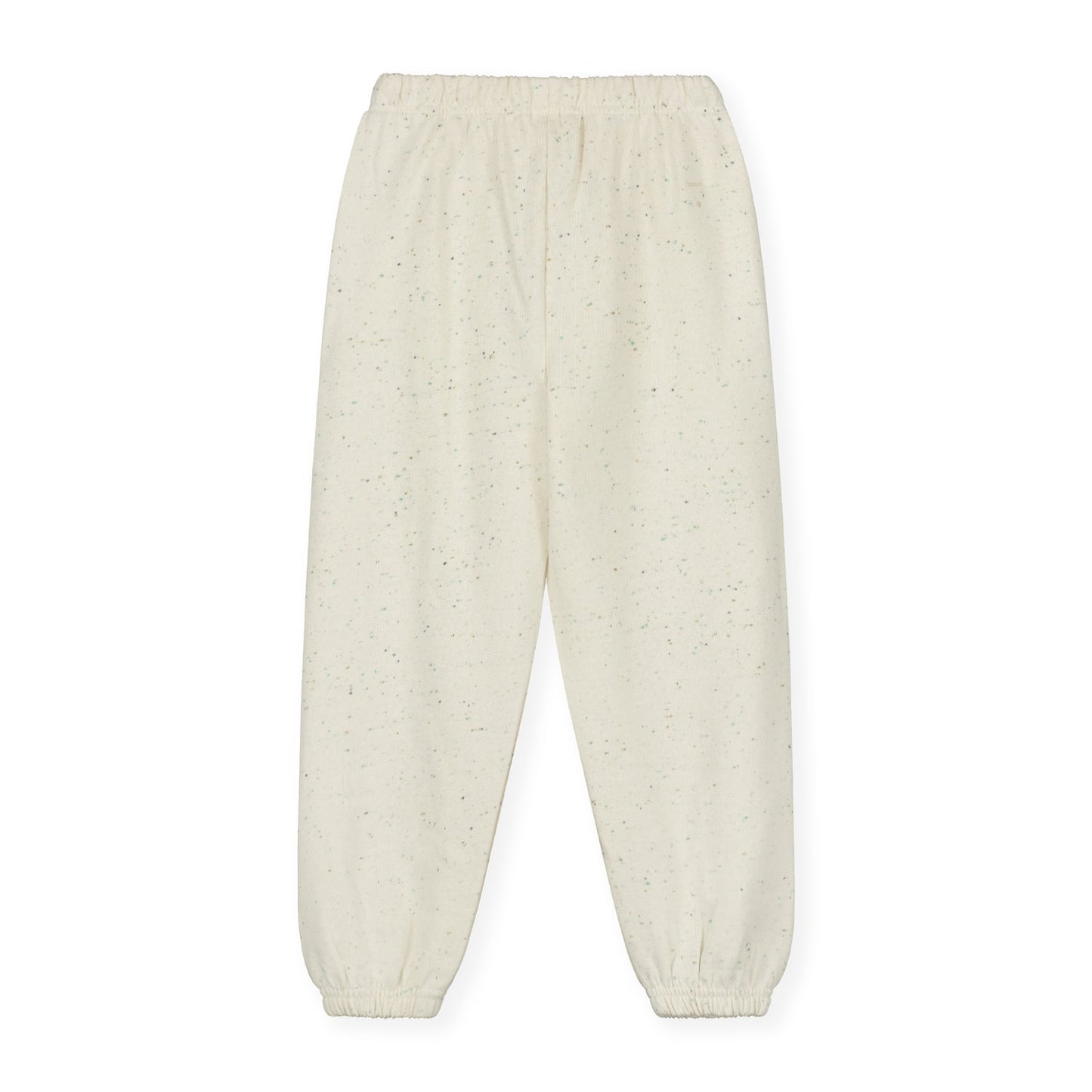 儿童米白色棉长裤