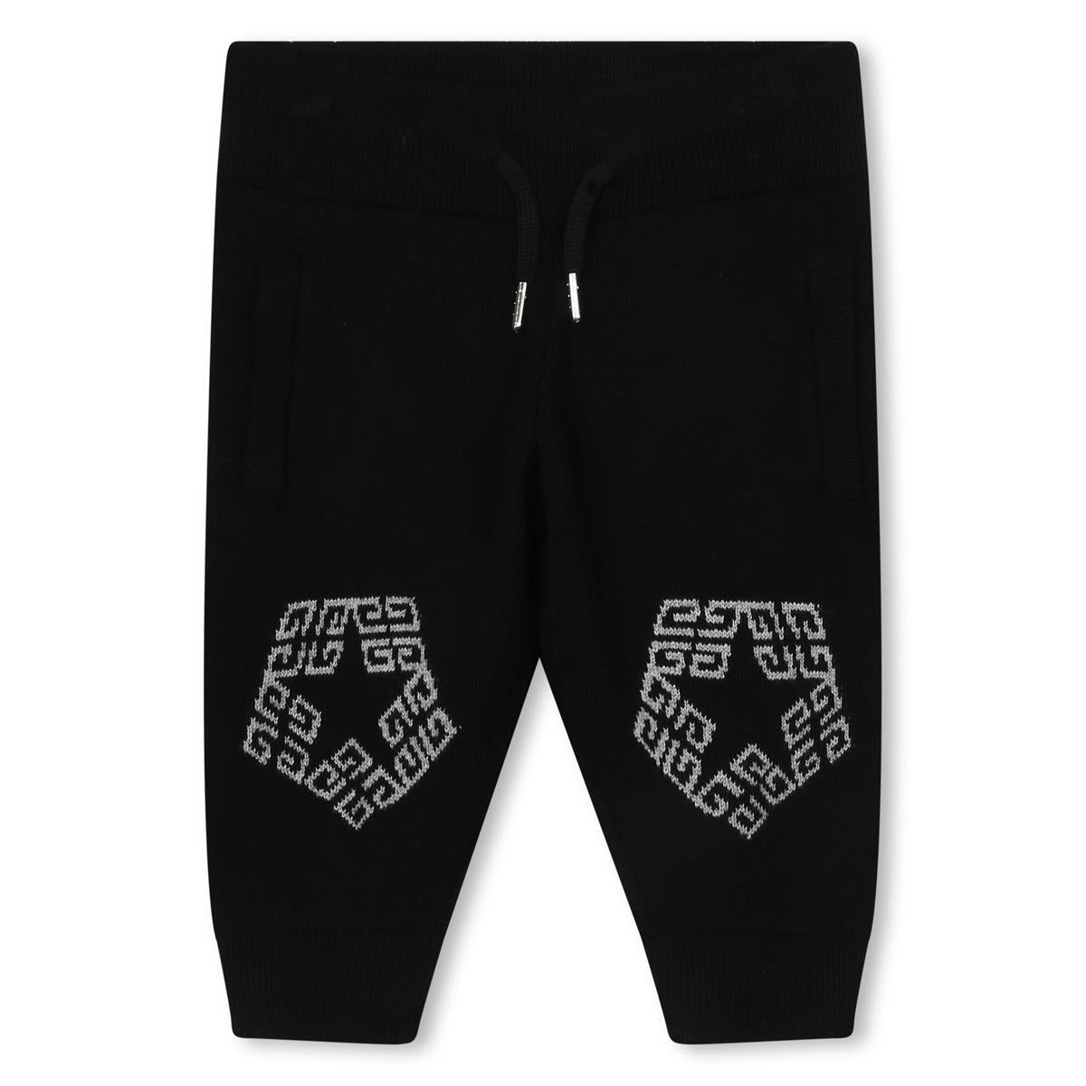 男婴黑色Logo长裤
