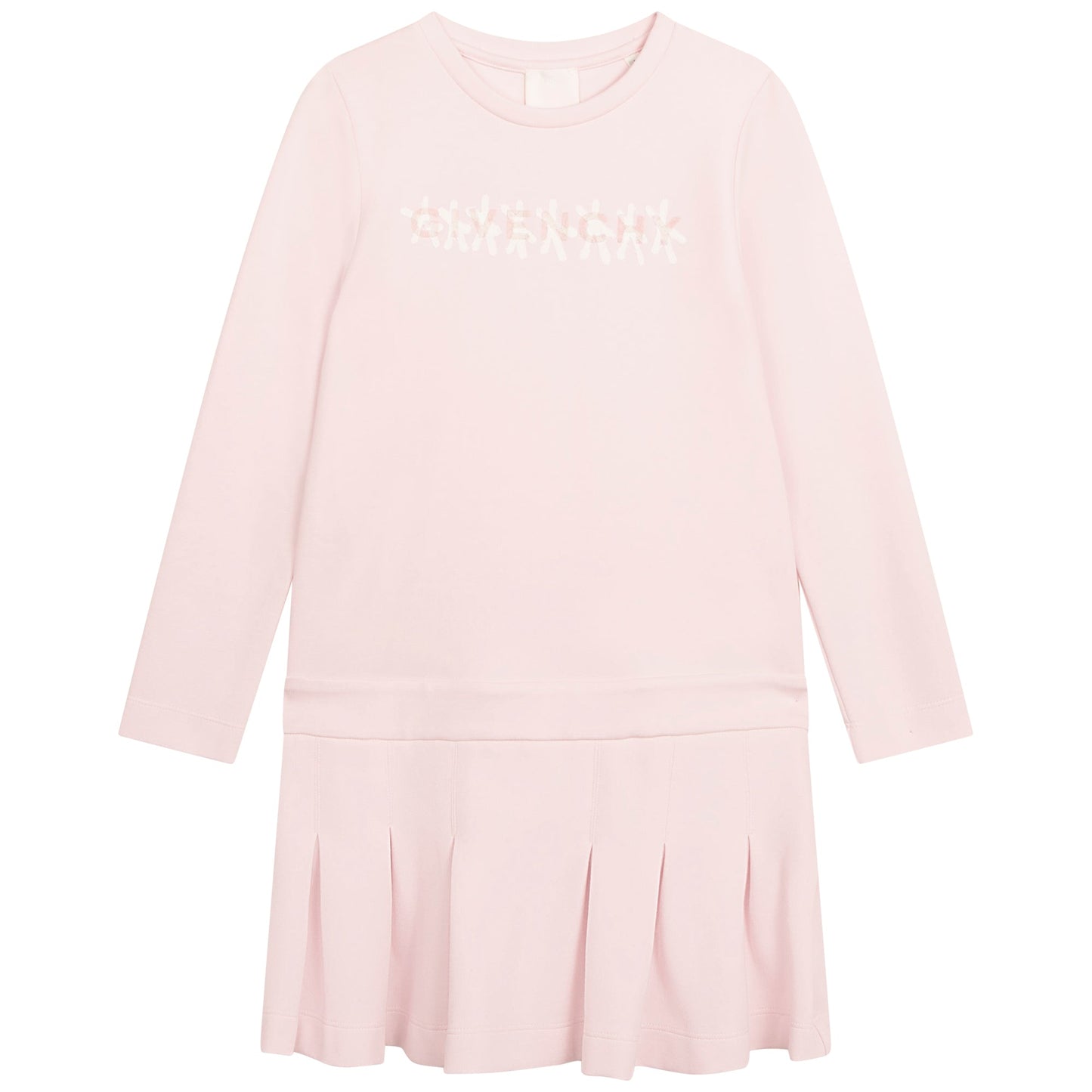 女童粉色Logo连衣裙