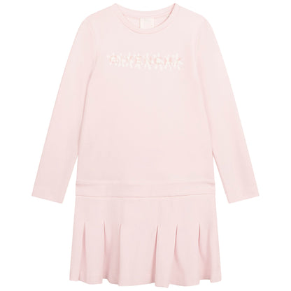 女童粉色Logo连衣裙
