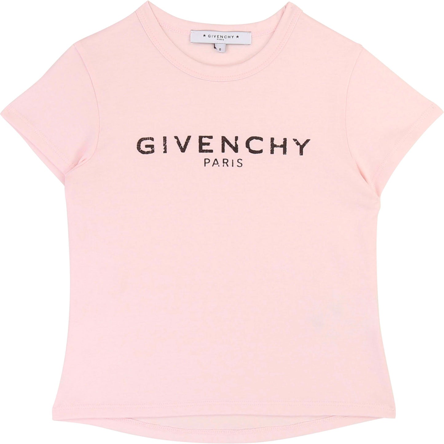 Girls Pink Logo Cotton T-shirt