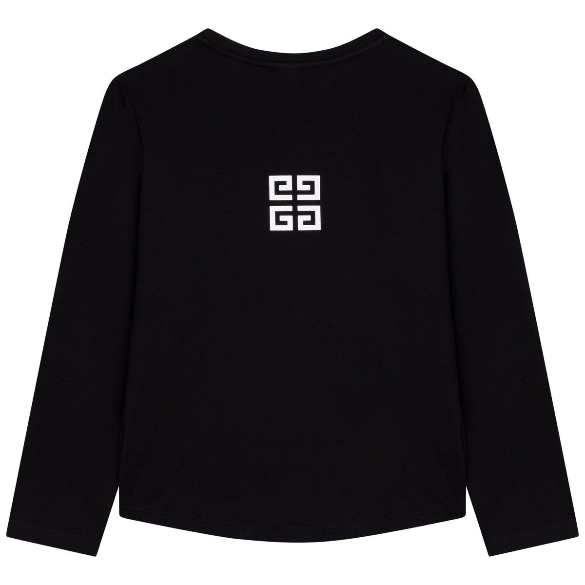 女童黑色Logo棉T恤
