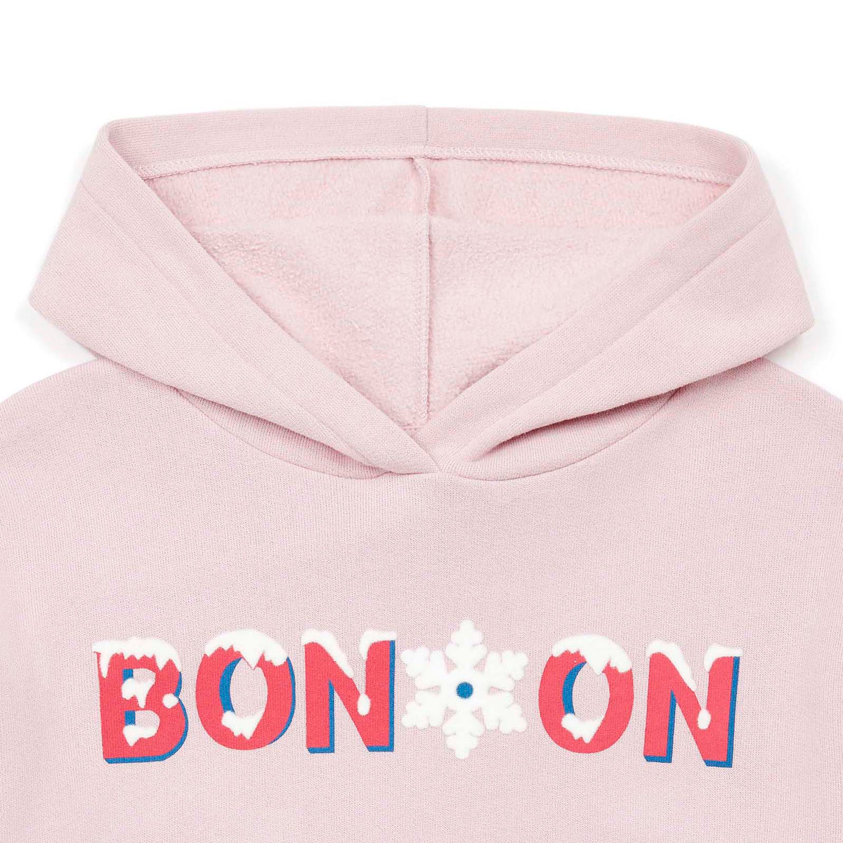 女童粉色Logo棉卫衣