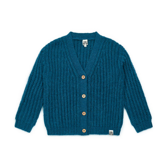 女童藏青色开衫