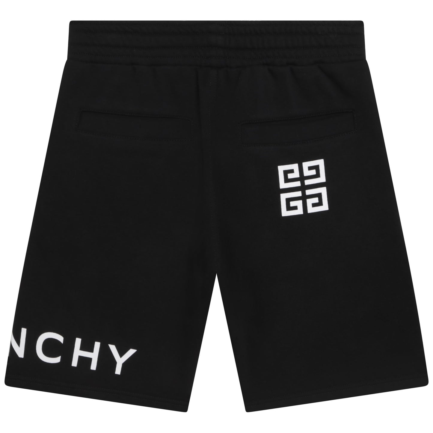 男童黑色Logo棉短裤