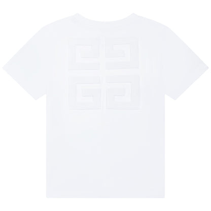 儿童白色Logo棉T恤