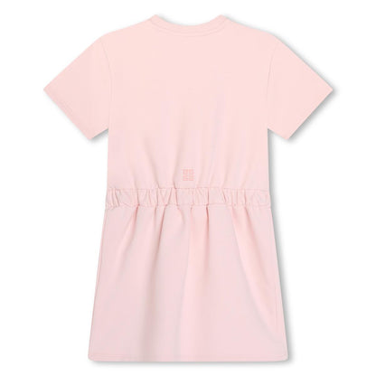 女童粉色Logo连衣裙