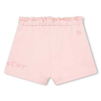 女童粉色Logo短裤