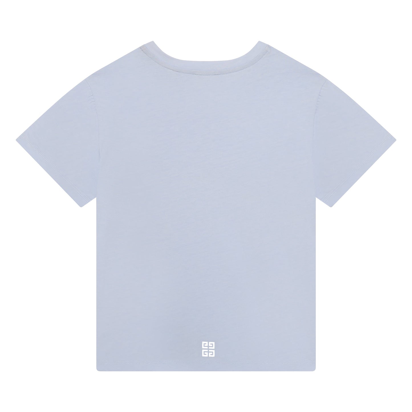 女童浅蓝色Logo棉T恤