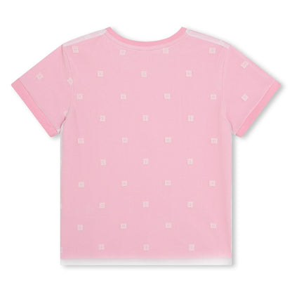 女童粉色Logo T恤