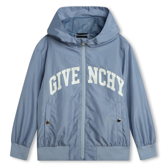 男童蓝色拉链夹克