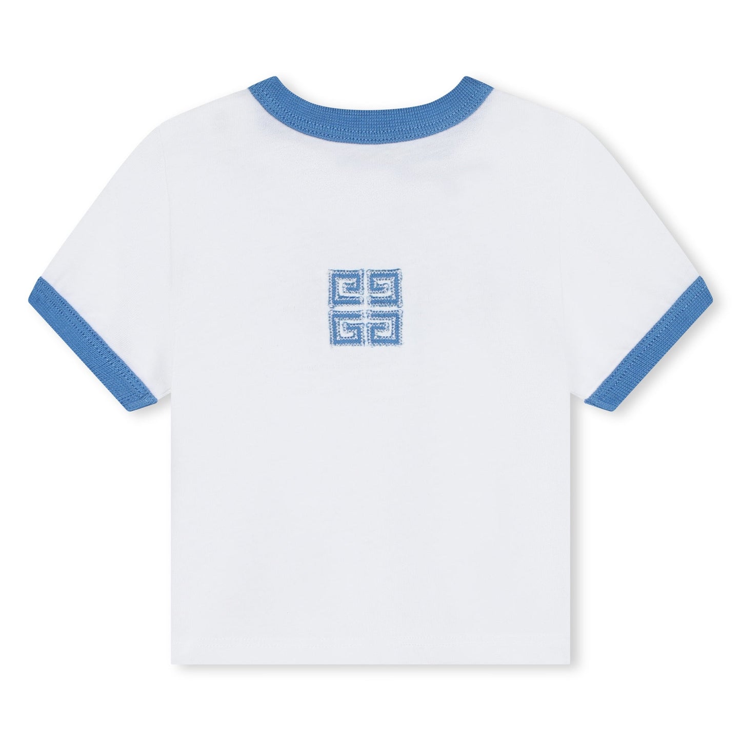 婴儿蓝色条纹棉套装