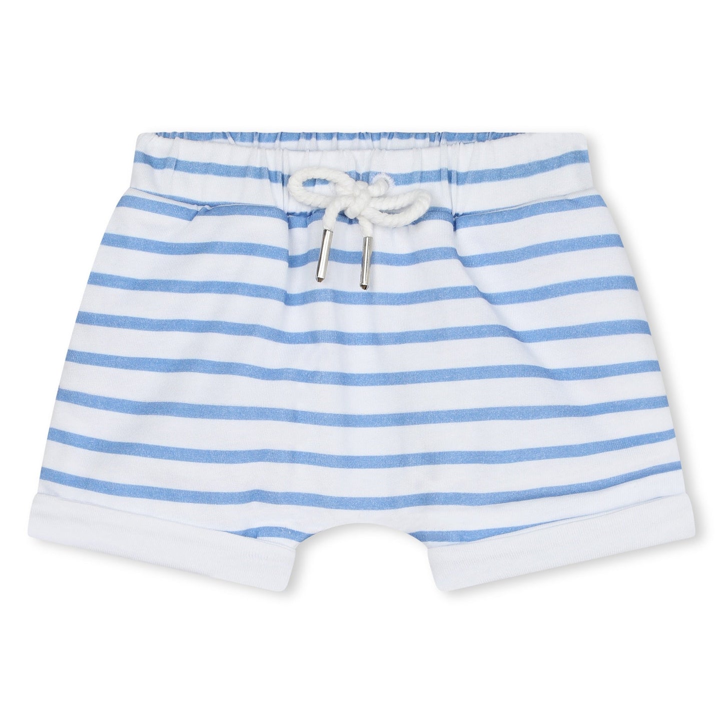 婴儿蓝色条纹棉套装