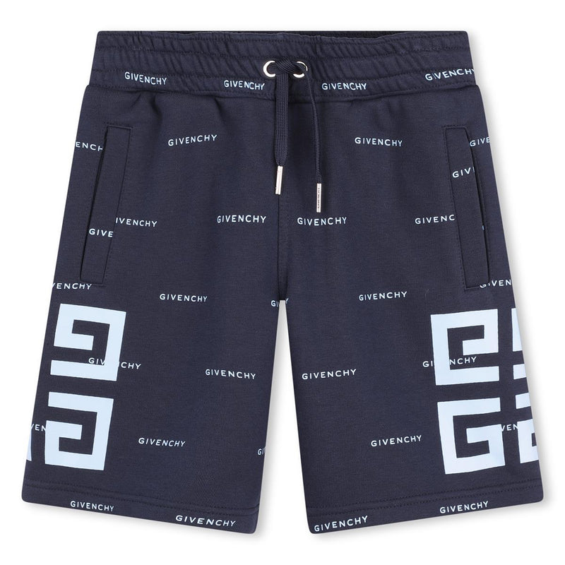 Boys Blue Cotton Shorts