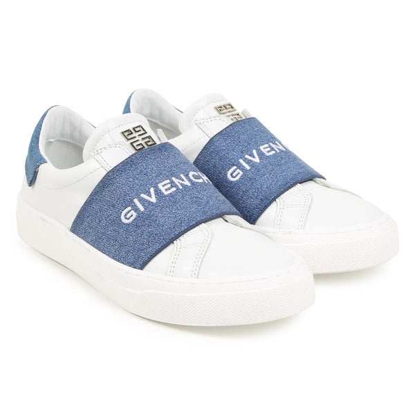 Boys White Logo Shoes