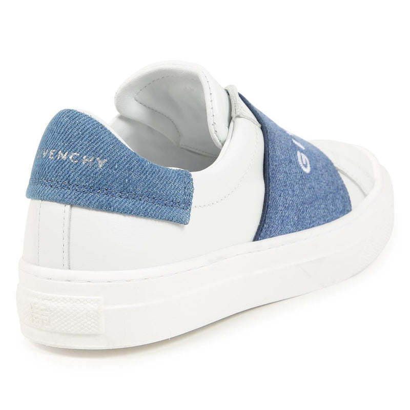 Boys White Logo Shoes