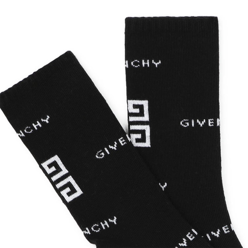 Boys Black Cotton Socks