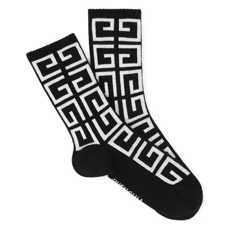 Boys Black Cotton Socks