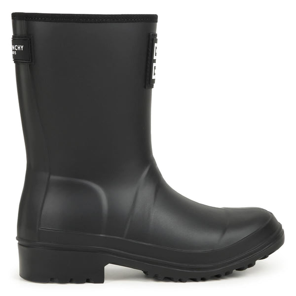 Girls Black Rain Boots